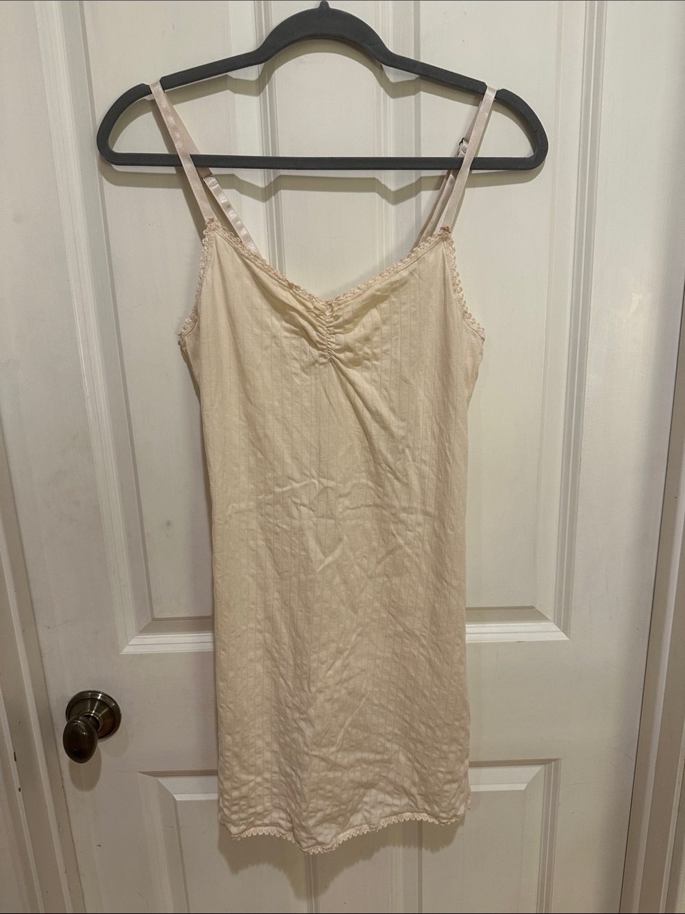 SPELL & THE GYPSY CREAM MINI NIGHTWEAR DRESS